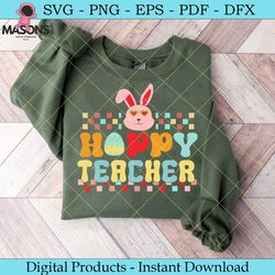 hoppy teacher – easter teacher svg
