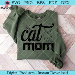 cat mom cat svg