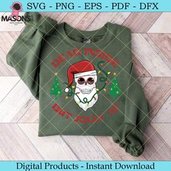 dead inside but jolly af skeleton xmas