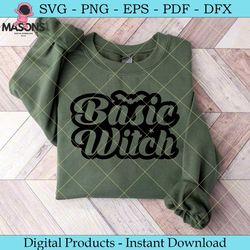 basic witch retro svg design