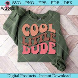 cool little dude retro svg design