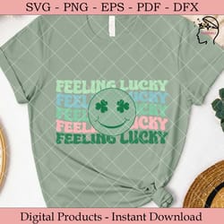 feeling lucky st. patrick's day svg