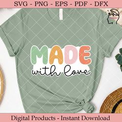 made with love small business sticker