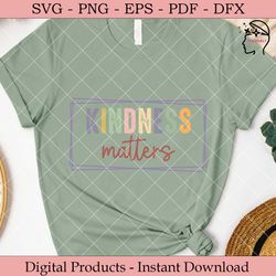 kindness matters  retro positive svg