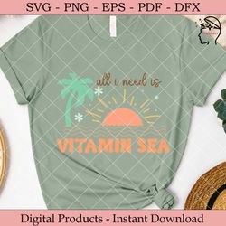 all i need is vitamin sea  summer retro