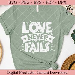 love never fails wedding svg.