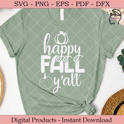happy fall y'all fall svg