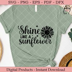 shine like a sunflower.