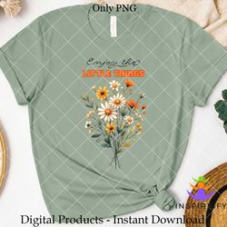 enjoy little things retro png