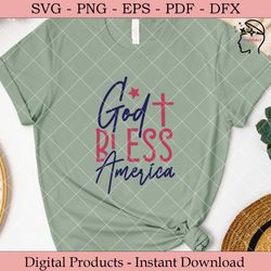 god bless america svg.