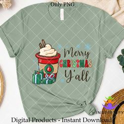 merry christmas y'all png sublimation