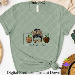 teach love inspire png sublimation