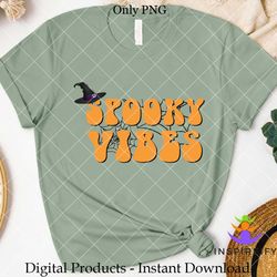 spooky vibes sublimation halloween png