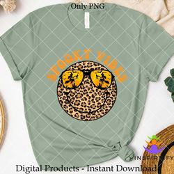 spooky vibes happy halloween sublimation