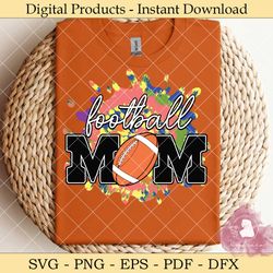 football mom tie dye svg