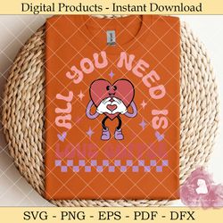 all you need is love coffee svg design