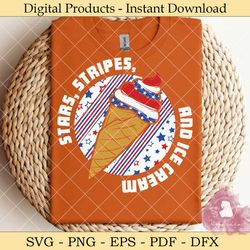 stars, stripes, and ice cream