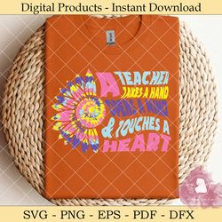 a teacher takes a hand opens a mind