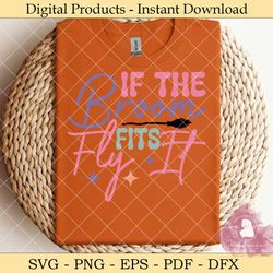 if the broom fits fly it svg design