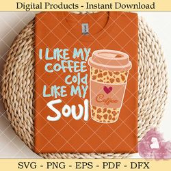 i like coffee cold like my soul