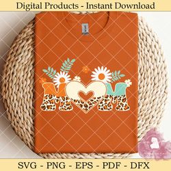 groovy mama mom floral mother's day