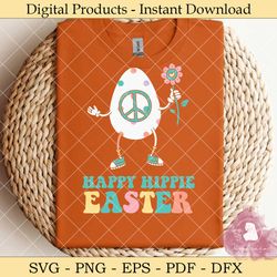 happy hippie easter egg