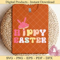 hippie easter retro mushroom