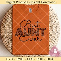 best aunt ever svg design