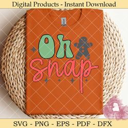 oh snap cute christmas sayings svg