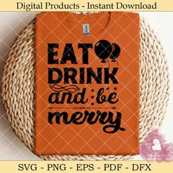 eat drink and be merry svg
