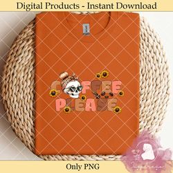 coffee ready to press heat transfer png