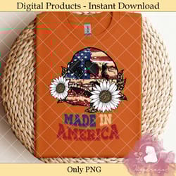 made in america skull 4th of july