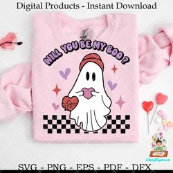 will you be my boo svg design