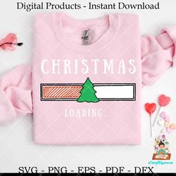 christmas loading tree loading bar