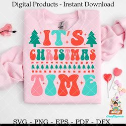 retro christmas svg design bundle