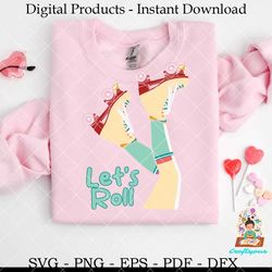 let's roll retro roller skate