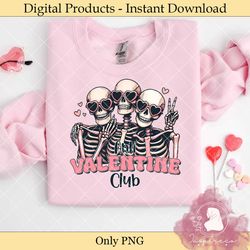 anti valentine club skeletons png