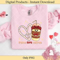 peace love coffee mom mother's day