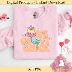 one groovy chick retro easter chick