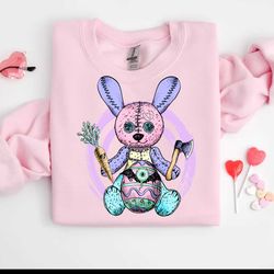 creepy bunny pastel goth easter