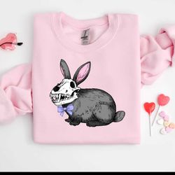 creepy easter bunny goth pastel