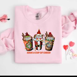christmas gnome have a cup of cheer