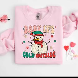 baby it's cold outside retro christmas