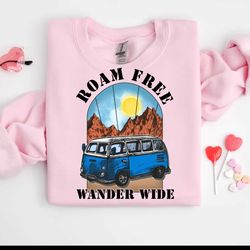 roam free wander wide rv bus png