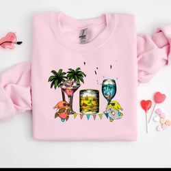 summer wine glasses sublimation