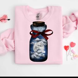 jar of sky cloud world in jar design