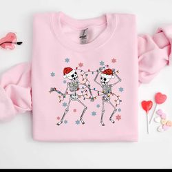 dancing skeleton christmas sublimation