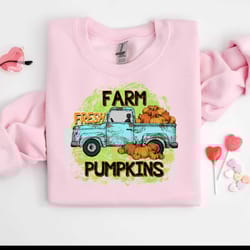 farm fresh truck pumpkins sublimation