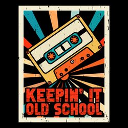 retro 80s 90s mixtape tshirt design old digital download files