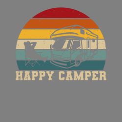 happy camper rv camping shirt retro 70s digital download files